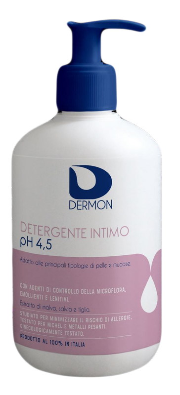 DERMON DETERGENTE INTIMO USO FREQUENTE PH 4,5 500 ML - maxifarmacia.it