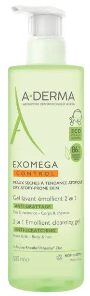 EXOMEGA CONTROL GEL LAVANT 2IN1 500 ML - maxifarmacia.it