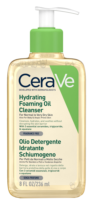 CERAVE HYDRATING OIL CLEANSER 236 ML - maxifarmacia.it