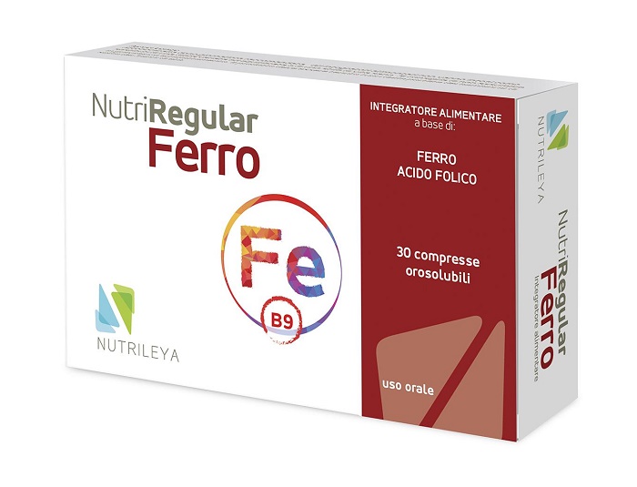 NUTRIREGULAR FERRO 30 COMPRESSE OROSOLUBILI - maxifarmacia.it