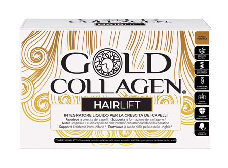 GOLD COLLAGEN HAIRLIFT 10 FLACONI DA 50 ML - maxifarmacia.it