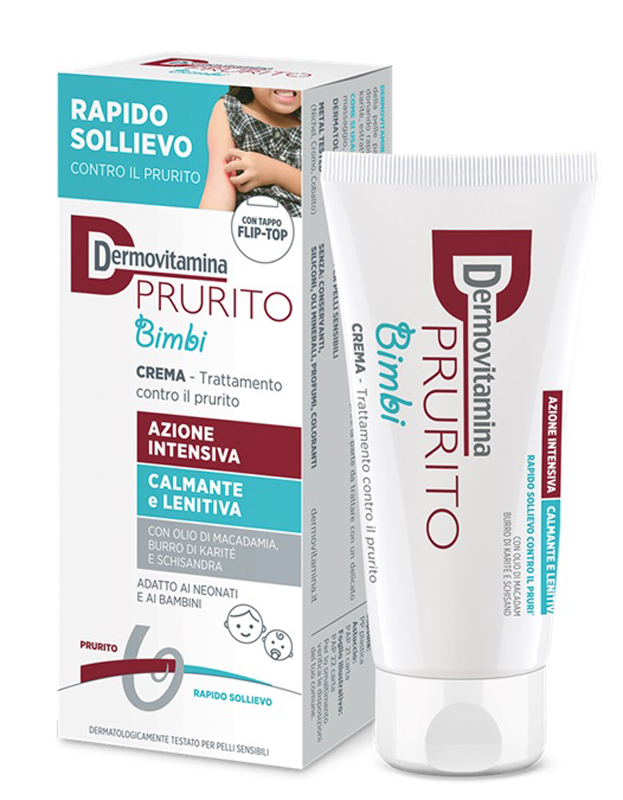 DERMOVITAMINA PRURITO BIMBI CREMA AZIONE INTENSIVA CALMANTE E LENITIVA 30 ML - maxifarmacia.it