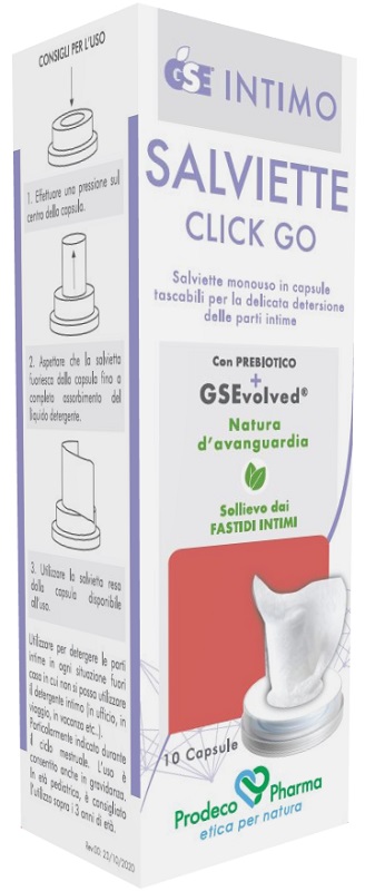 GSE INTIMO SALVIETTE CLICK GO 10 PEZZI - maxifarmacia.it