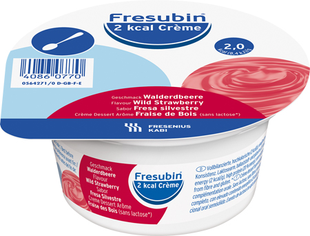 FRESUBIN 2KCAL CREMA FRAGOLA 4 X 125 G - maxifarmacia.it