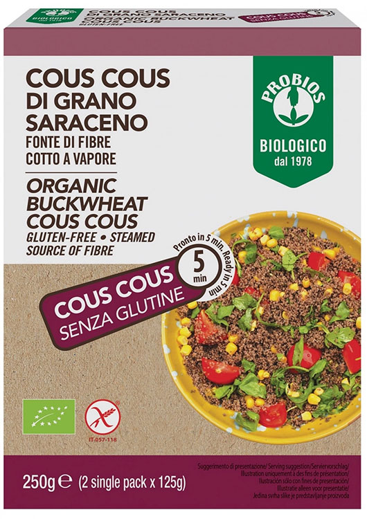 PROBIOS ALTRI CEREALI EASY COUS COUS SARACENO 250 G - maxifarmacia.it