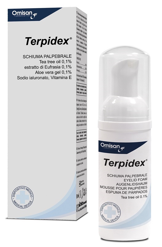 SCHIUMA PALPEBRALE TERPIDEX 50 ML - maxifarmacia.it