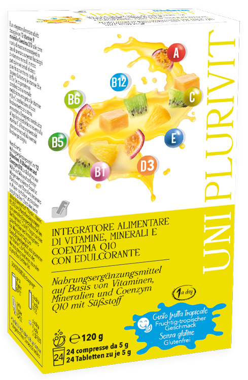 UNIPLURIVIT 24 COMPRESSE EFFERVESCENTI - maxifarmacia.it