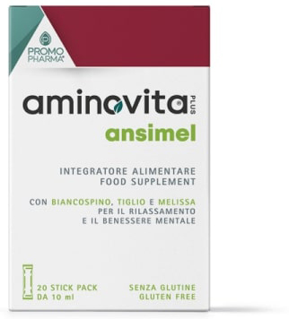 AMINOVITA PLUS ANSIMEL 20 STICK PACK - maxifarmacia.it