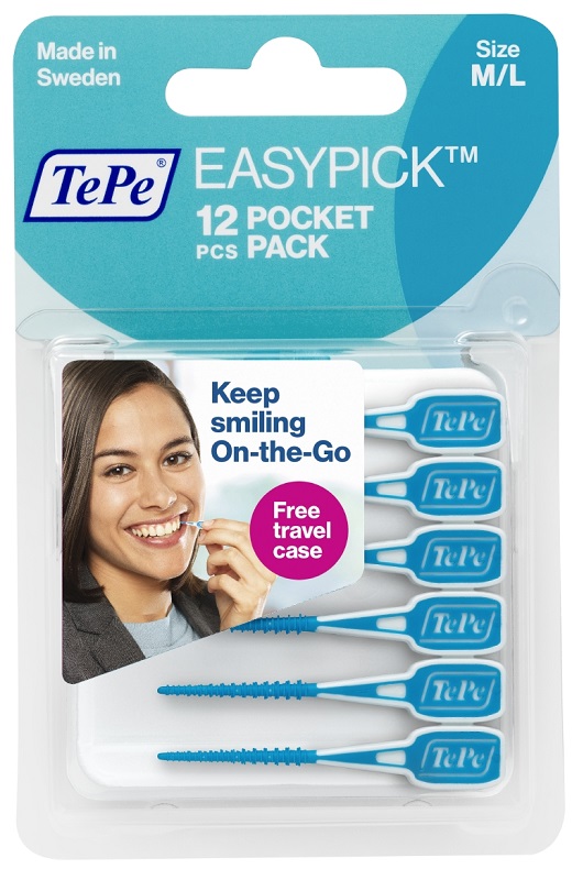 TEPE EASYPICK M/L BLU 12 PEZZI - maxifarmacia.it