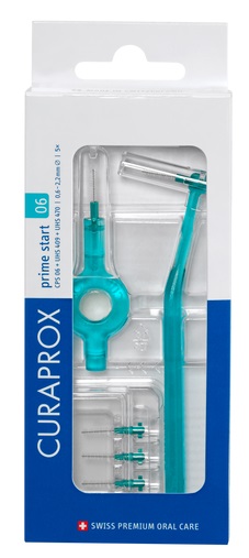 CURAPROX CPS 06 SCOVOLINO PRIME START 06 TURQUOISE 5 PEZZI - maxifarmacia.it