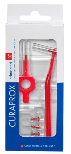 CURAPROX CPS 07 SCOVOLINO PRIME START 07 RED 5 PEZZI - maxifarmacia.it