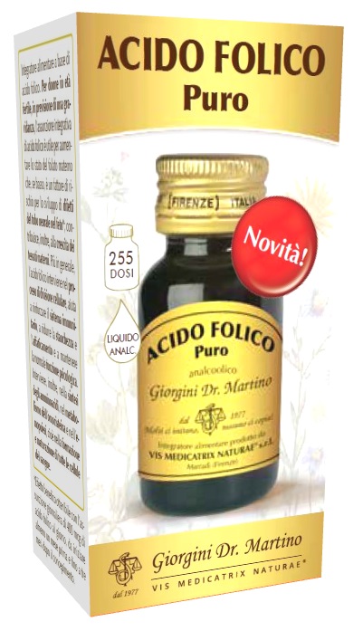 ACIDO FOLICO PURO LIQUIDO ANALCOLICO 30 ML - maxifarmacia.it