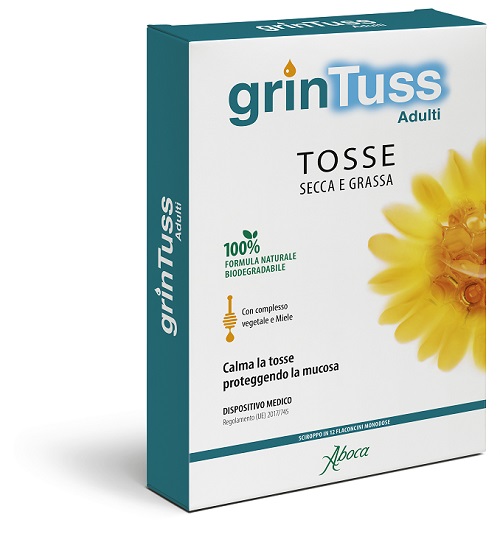 GRINTUSS ADULTI SCIROPPO 12 FLACONCINI MONODOSE - maxifarmacia.it