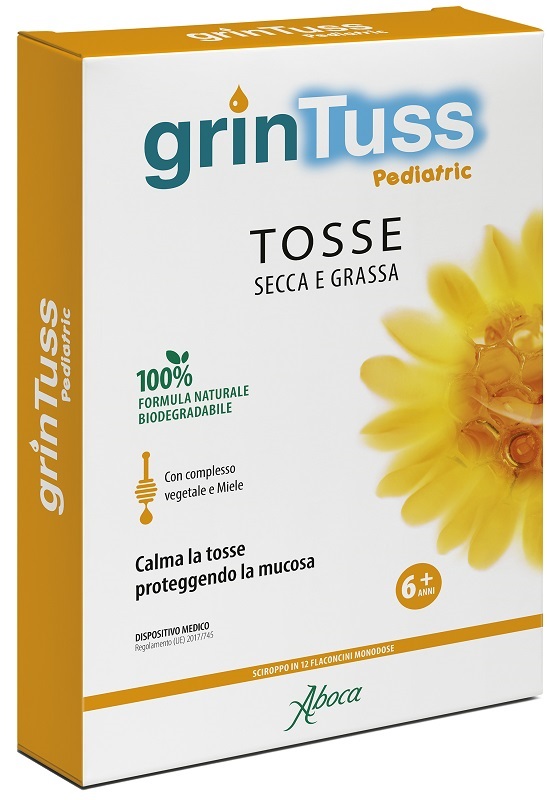 GRINTUSS PEDIATRIC SCIROPPO 12 FLACONCINI - maxifarmacia.it
