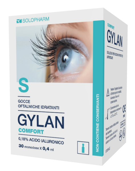 GYLAN COMFORT GOCCE OFTALMICHE 30 TUBETTI MONOUSO DA 0,4 ML - maxifarmacia.it