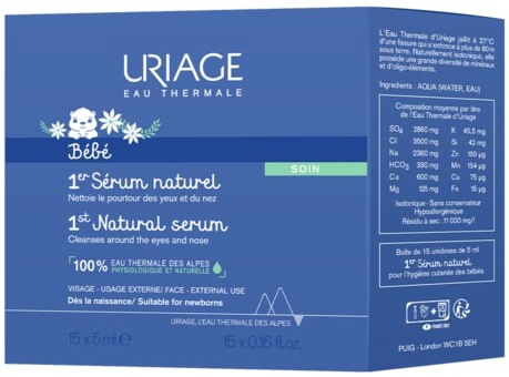 URIAGE BEBE SIERO FISIOLOGICO 15 FLACONCINI DA 5 ML - maxifarmacia.it