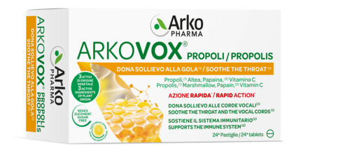 ARKOVOX PROPOLI MIELE/LIMONE 24 COMPRESSE - maxifarmacia.it