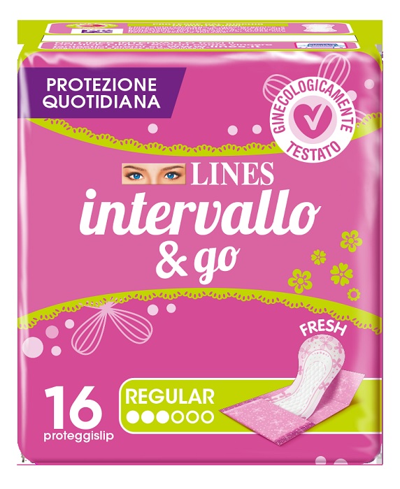 PROTEGGISLIP LINES INTERVALLO FRESH&GO RIPIEGATI 16 PEZZI - maxifarmacia.it
