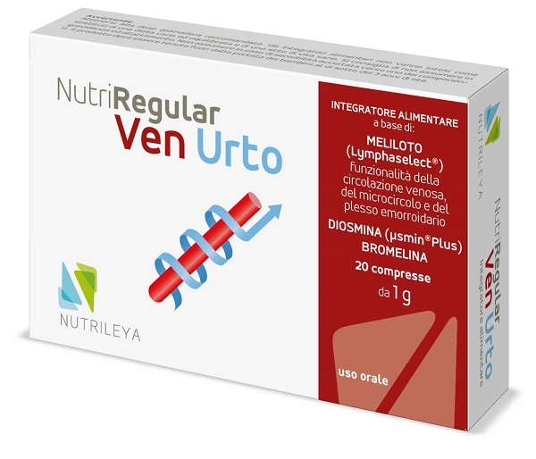 NUTRIREGULAR VEN URTO 20 COMPRESSE - maxifarmacia.it