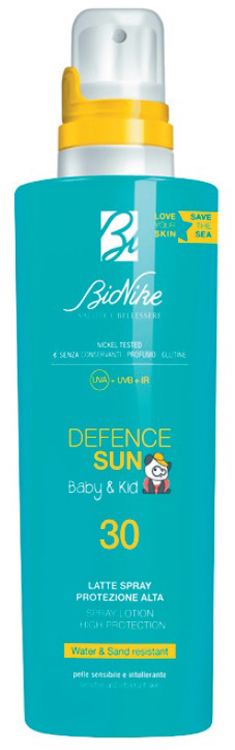 DEFENCE SUN BABY&KID LATTE SPRAY 30 200 ML - maxifarmacia.it