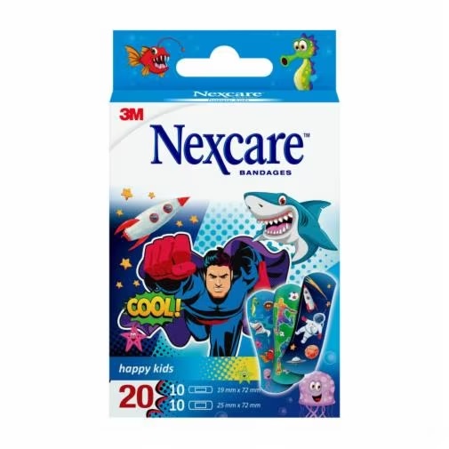 CEROTTO NEXCARE HAPPY KIDS COOL BAMBINI 20 PEZZI - maxifarmacia.it