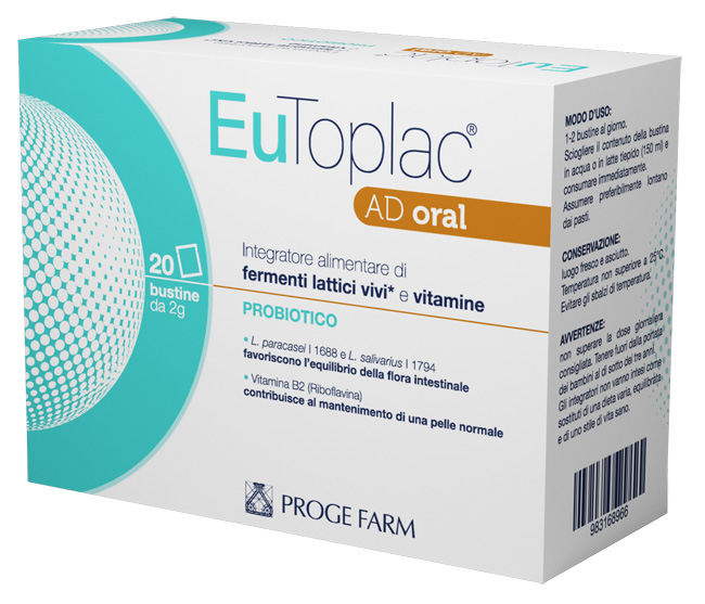 EUTOPLAC AD ORAL 20 BUSTINE - maxifarmacia.it