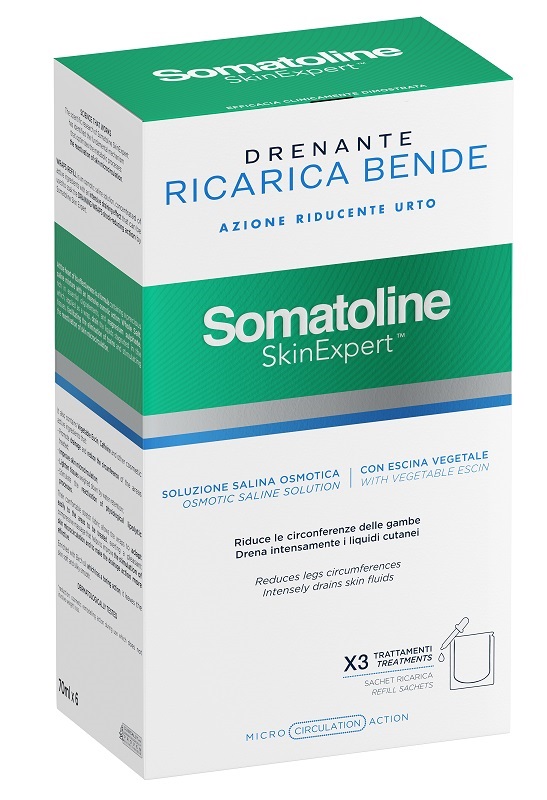 SOMATOLINE SKIN EXPERT BENDE SNELLENTI DRENANTI KIT RICARICA - maxifarmacia.it
