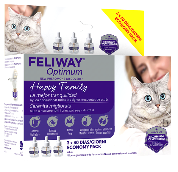 FELIWAY OPTIMUM REFILL 3X48 ML - maxifarmacia.it