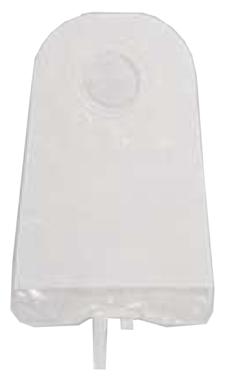 SACCA UROSTOMIA NATURA CON CHIUSURA FOLD-UP TAP TRASPARENTE 38MM - maxifarmacia.it