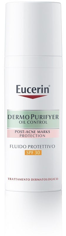 EUCERIN DERMOPURIFYER PROTECTIVE FLUID SPF30 50 ML - maxifarmacia.it