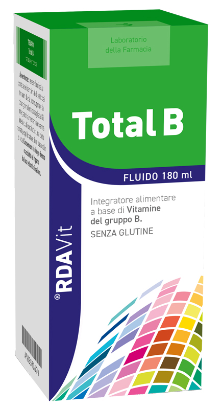 LABORATORIO DELLA FARMACIA RDAVIT TOTAL B FORZA VITALITA' JUNIOR FLUIDO 180 ML - maxifarmacia.it
