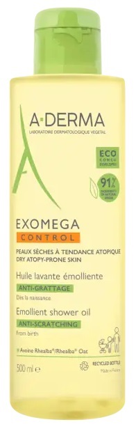 EXOMEGA CONTROL OLIO LAVANTE EMOLLIENTE RICARICA 500 ML - maxifarmacia.it