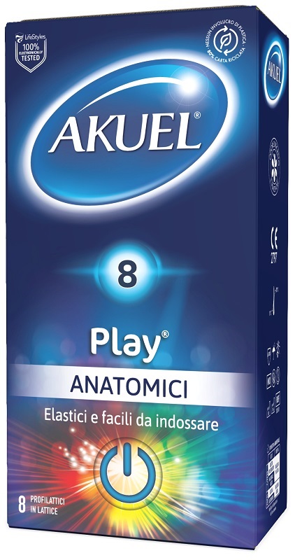 PROFILATTICO AKUEL PLAY ANATOMICO 8 PEZZI - maxifarmacia.it