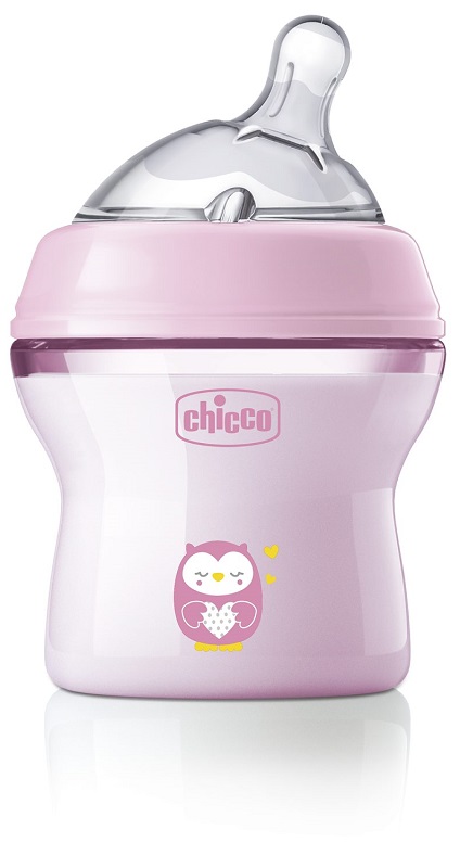 CHICCO BIBERON NAT FEEL PP 0M+ 150 ML BIMBA - maxifarmacia.it