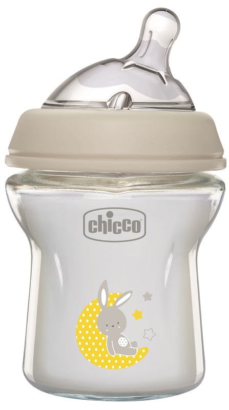 CHICCO BIBERON NAT FEEL VETRO 0M+ 150 ML - maxifarmacia.it