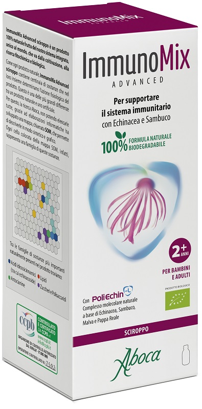 ABOCA IMMUNOMIX ADVANCED SCIROPPO 210 G - maxifarmacia.it