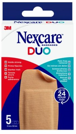 CEROTTO NEXCARE DUO MAXI 5 PEZZI - maxifarmacia.it