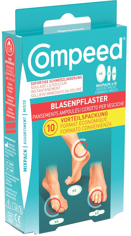 COMPEED 10 CEROTTI MISURE MISTE PER VESCICHE - maxifarmacia.it