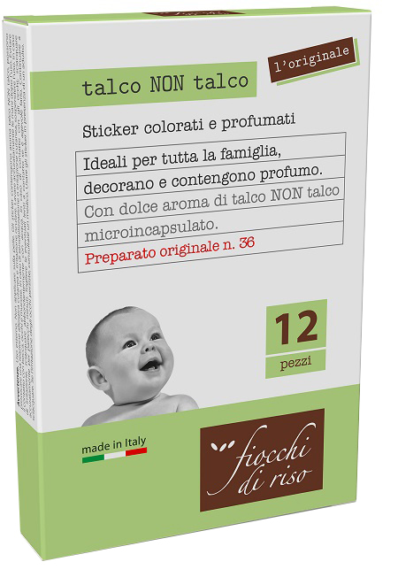 FIOCCHI DI RISO TALCO NON TALCO CEROTTI 12 PEZZI - maxifarmacia.it