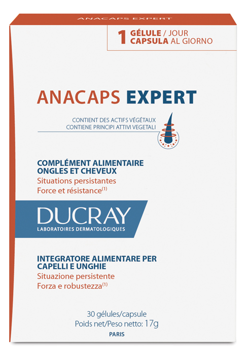 DUCRAY ANACAPS EXPERT CAPELLI E UNGHIE 30 CAPSULE - maxifarmacia.it