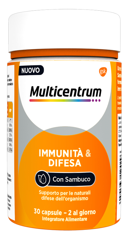 MULTICENTRUM IMMUNITA' & DIFESA 30 CAPSULE - maxifarmacia.it