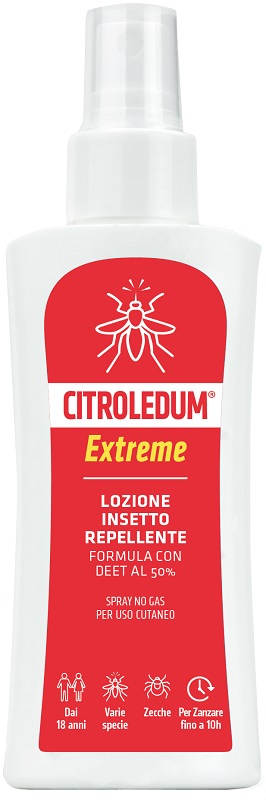 CITROLEDUM LOZIONE SPRAY EXTREME DEET 50% 100 ML - maxifarmacia.it
