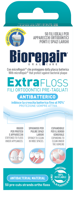 BIOREPAIR EXTRA FLOSS 50 PEZZI - maxifarmacia.it