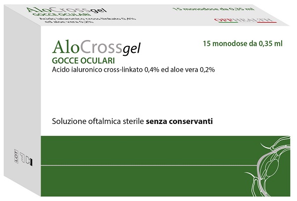 ALOCROSSGEL SOLUZIONE OFTALMICA 15 MONODOSE DA 0,35 ML - maxifarmacia.it