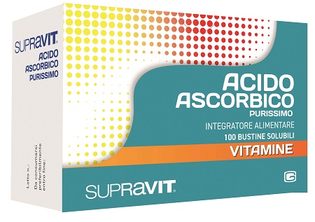 SUPRAVIT ACIDO ASCORBICO PURISSIMO 100 BUSTINE - maxifarmacia.it