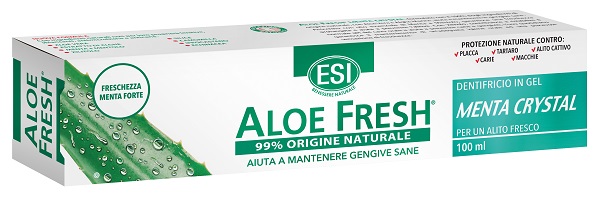 ESI ALOE FRESH DENTIFRICIO MENTA CRYSTAL 100ML - maxifarmacia.it