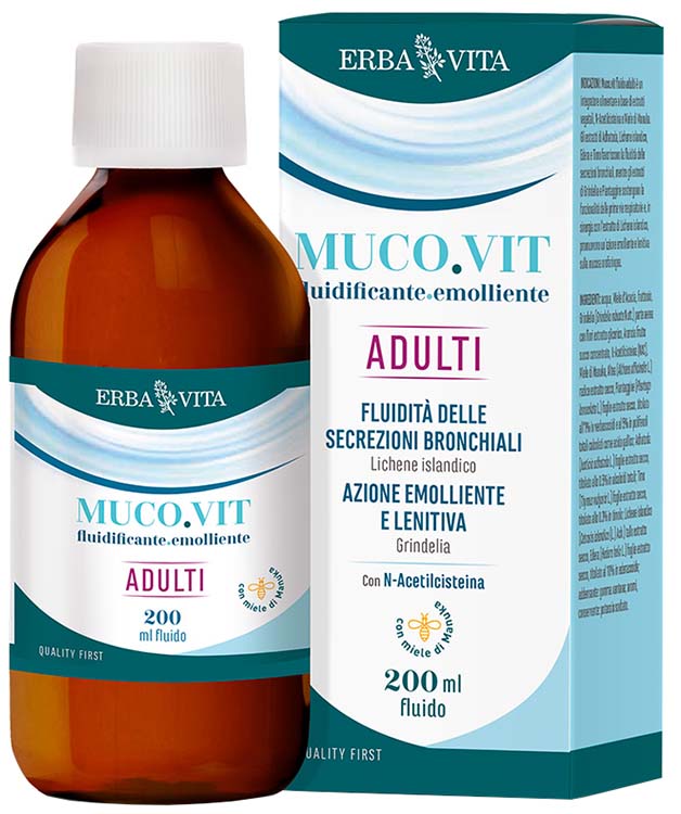 MUCOVIT FLUIDO ADULTI 200 ML - maxifarmacia.it