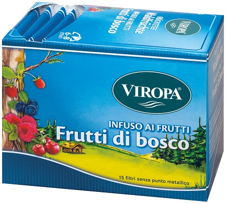 VIROPA INFUSO AI FRUTTI DI BOSCO 15 BUSTINE DA 2,5 G - maxifarmacia.it