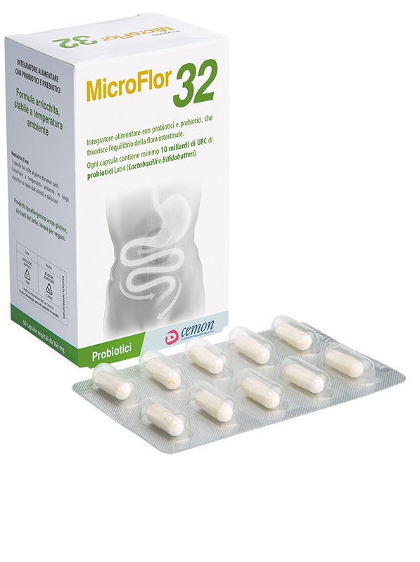 MICROFLOR 32 60 CAPSULE 366 MG NO FRIGO - maxifarmacia.it