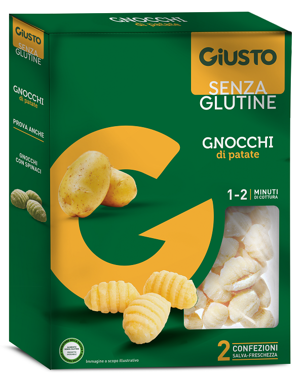 GIUSTO SENZA GLUTINE GNOCCHI 2X250 G - maxifarmacia.it